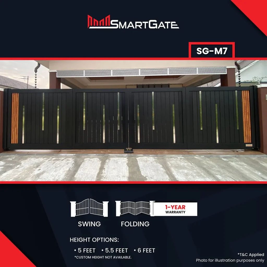 smartgate full trackless gates with sleek design